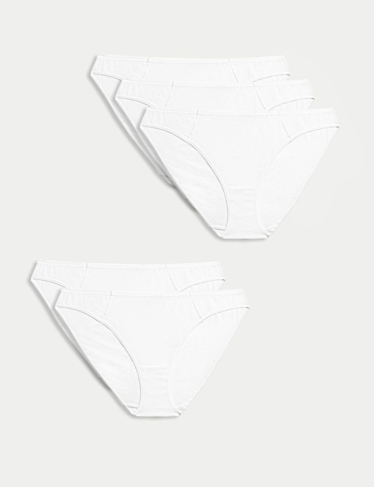 5pk Cotton Modal Bikini Knickers
