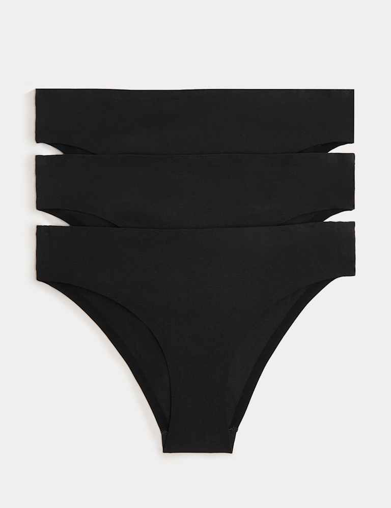 3pk Cool Comfort™ Cotton No VPL Brazilian Knickers 3pk Cool Comfort™ Cotton No VPL Brazilian Knickers