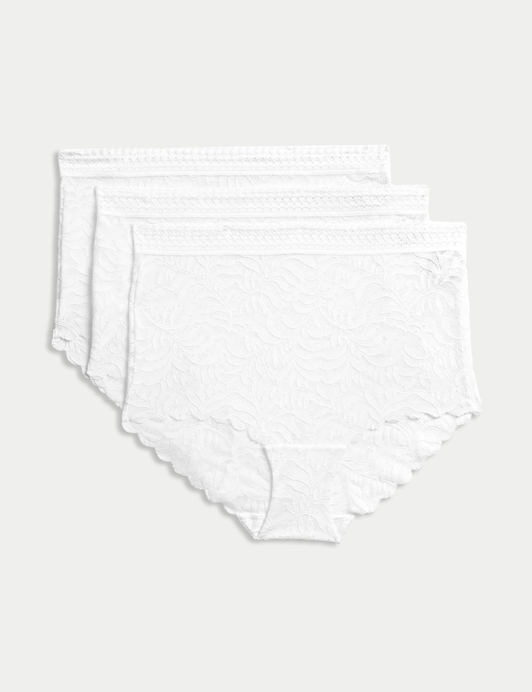 3pk Flexifit™ Lace Full Briefs