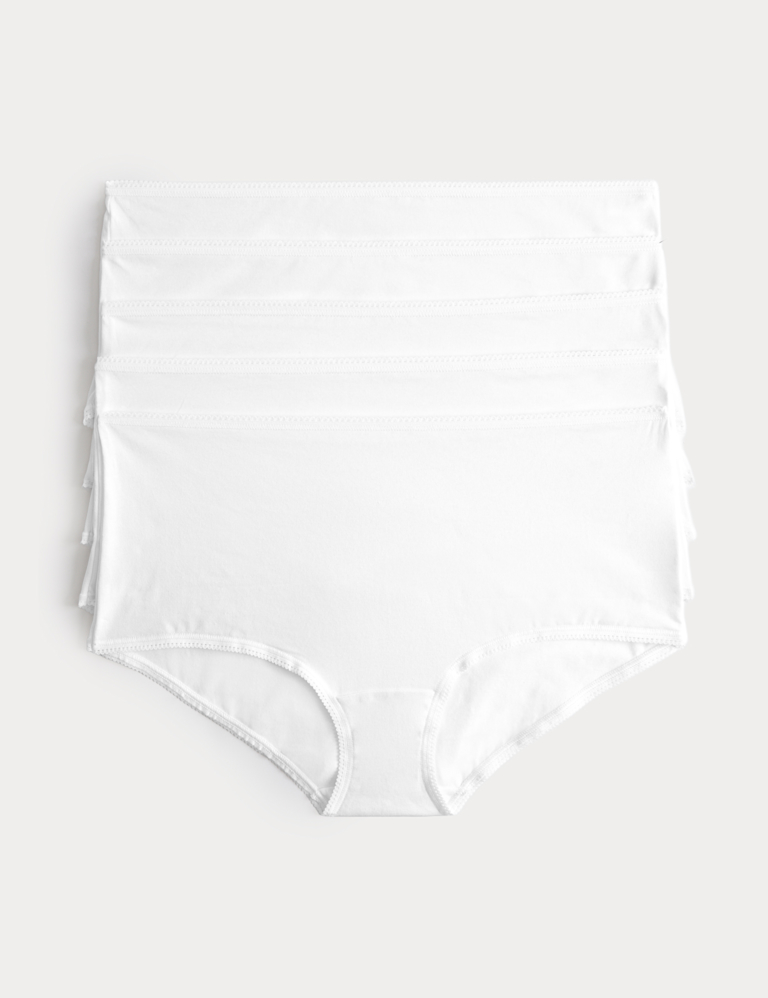5pk Cotton Lycra® High Rise Shorts