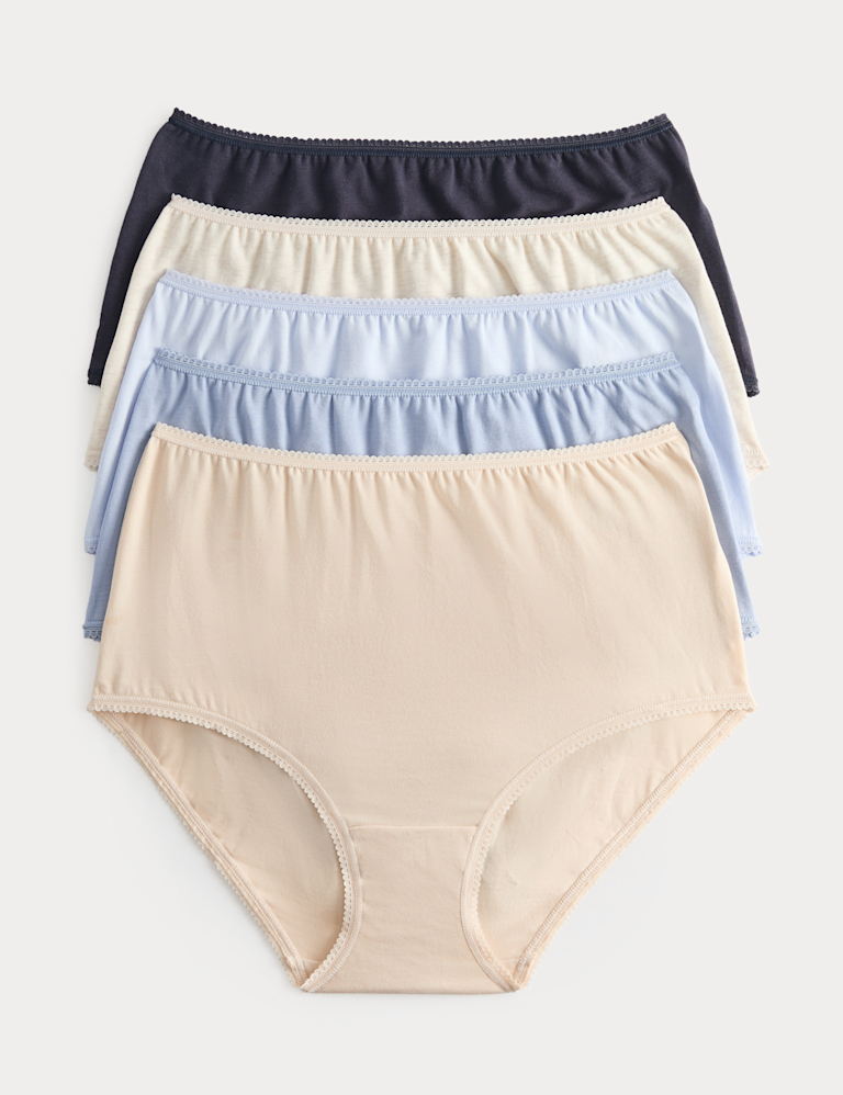 5pk Cotton Lycra® Full Briefs