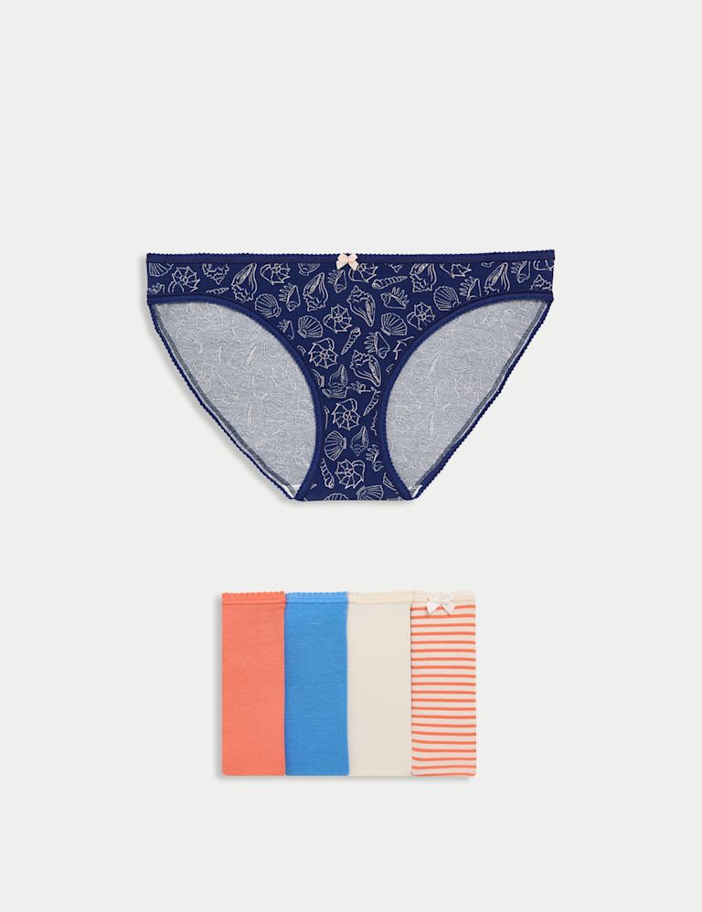 5pk Cotton Lycra™ Bikini Knickers