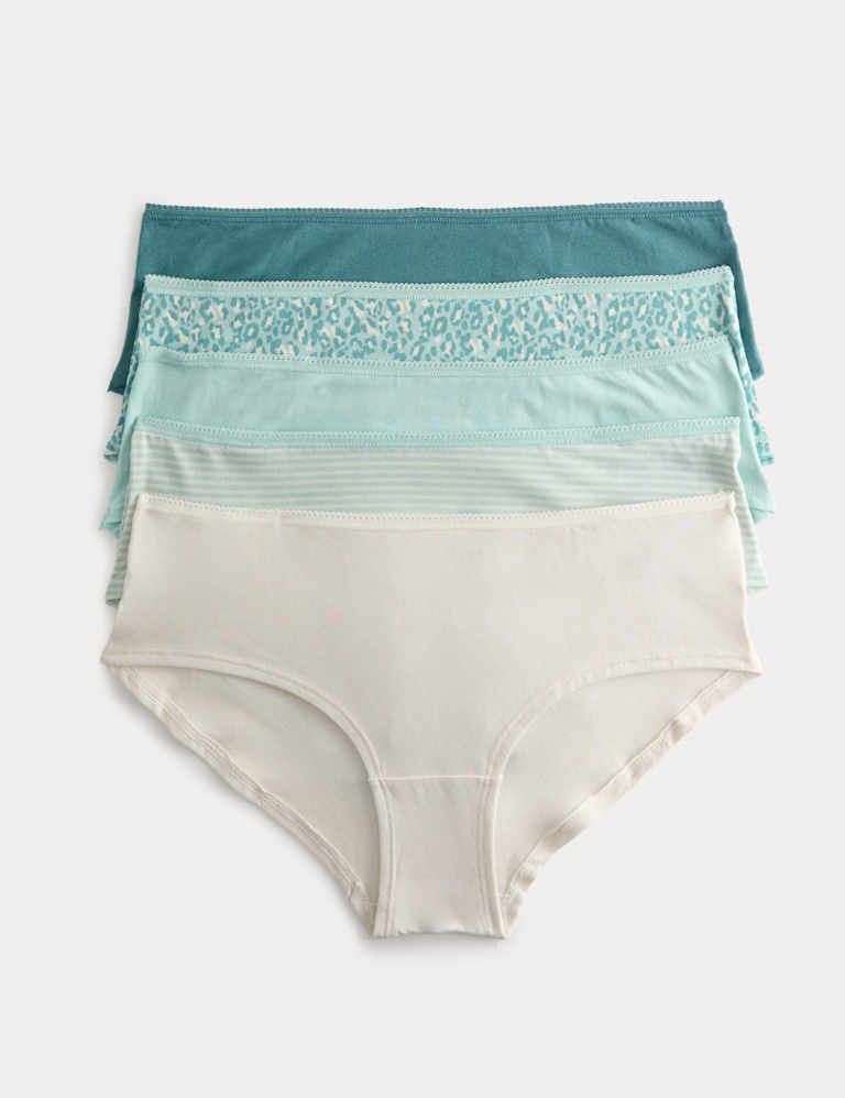 5pk Cotton Lycra™ Low Rise Shorts