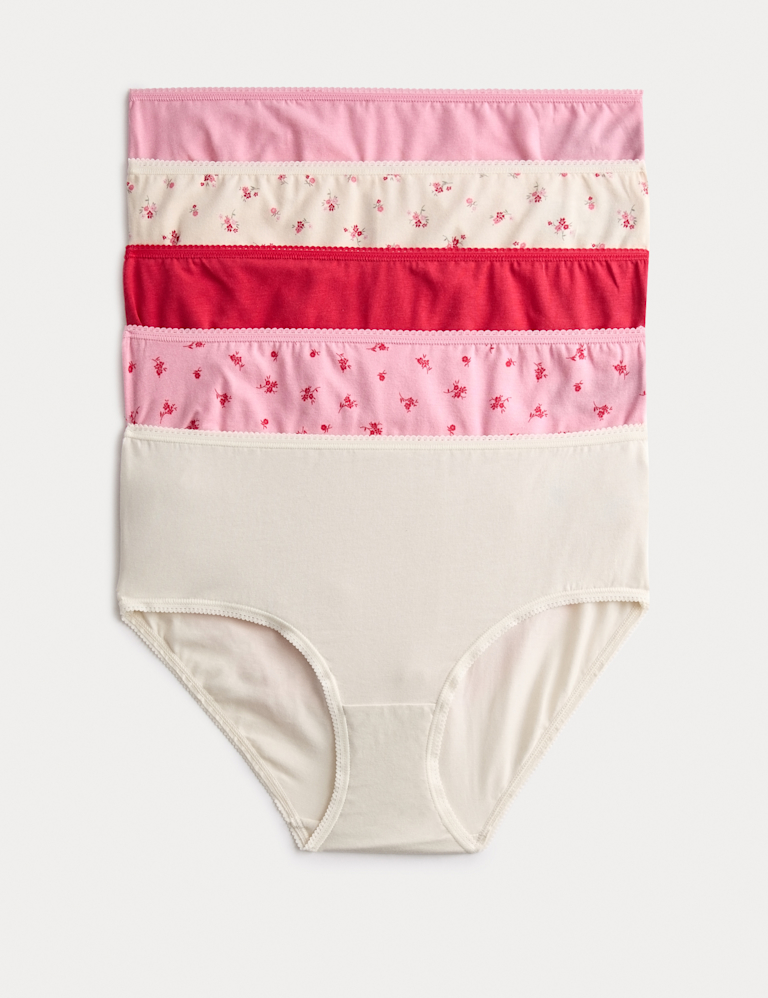 5pk Cotton Lycra™ High Rise Shorts