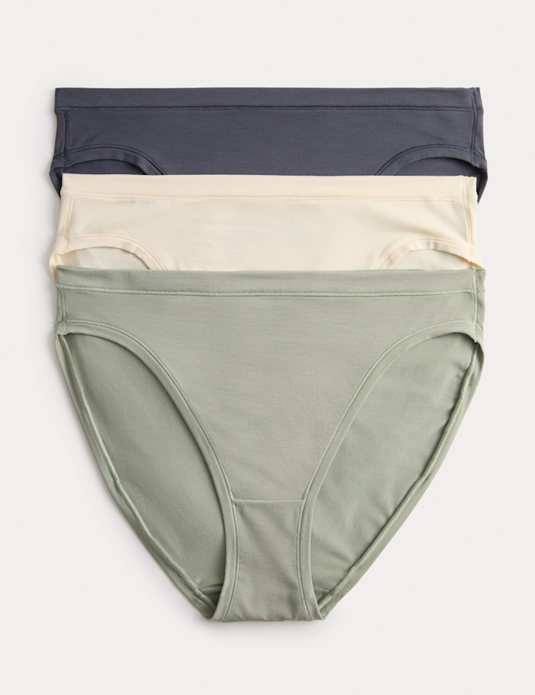 3pk Flexifit™ Modal High Leg Knickers