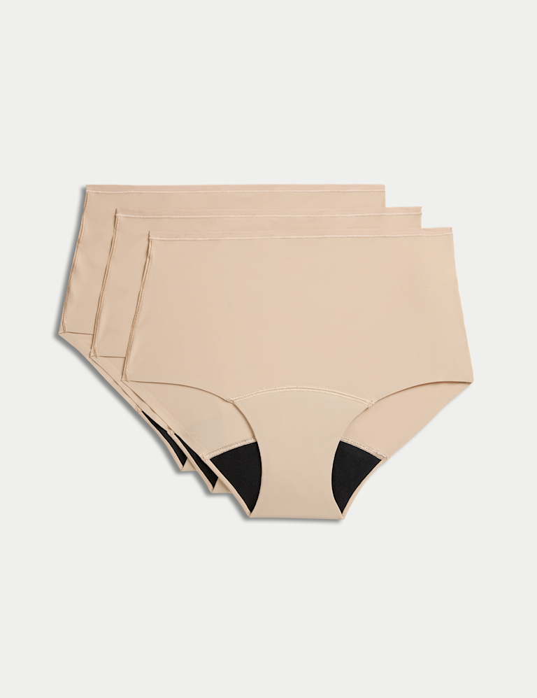 3pk No VPL Heavy Absorbency Period Full Briefs