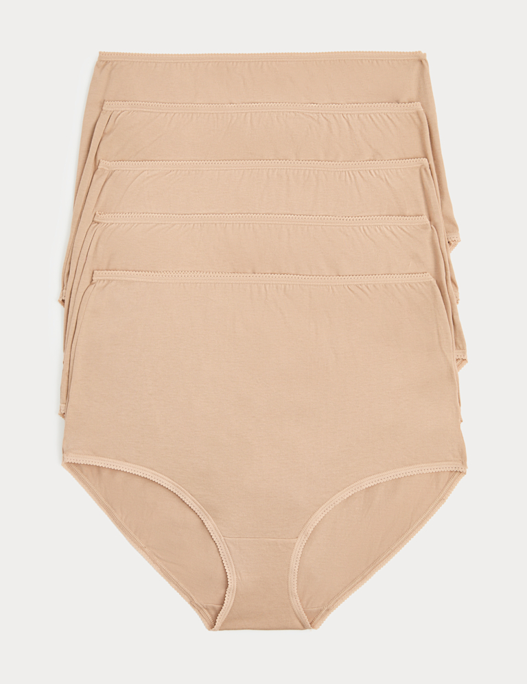 5pk Pure Cotton Full Briefs
