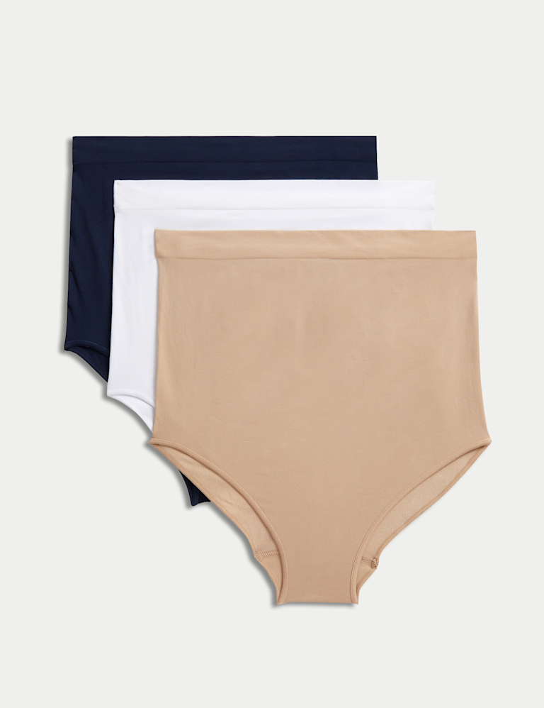 3pk Seamless Over Bump Maternity Briefs