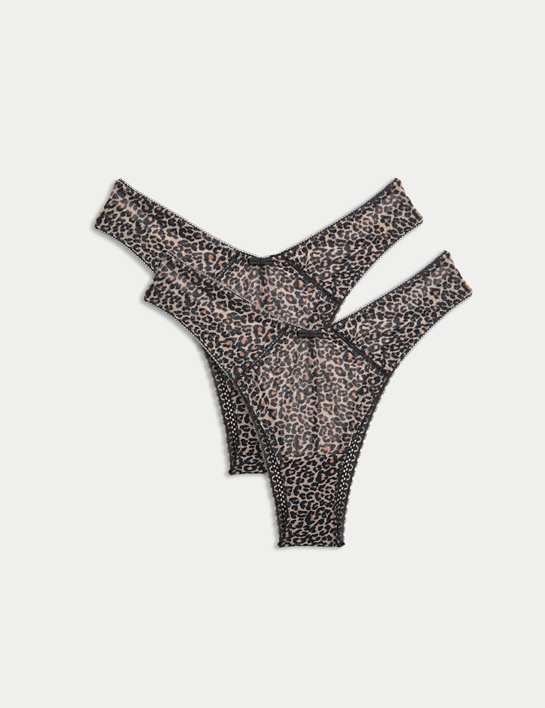 2pk Mesh Miami Knickers