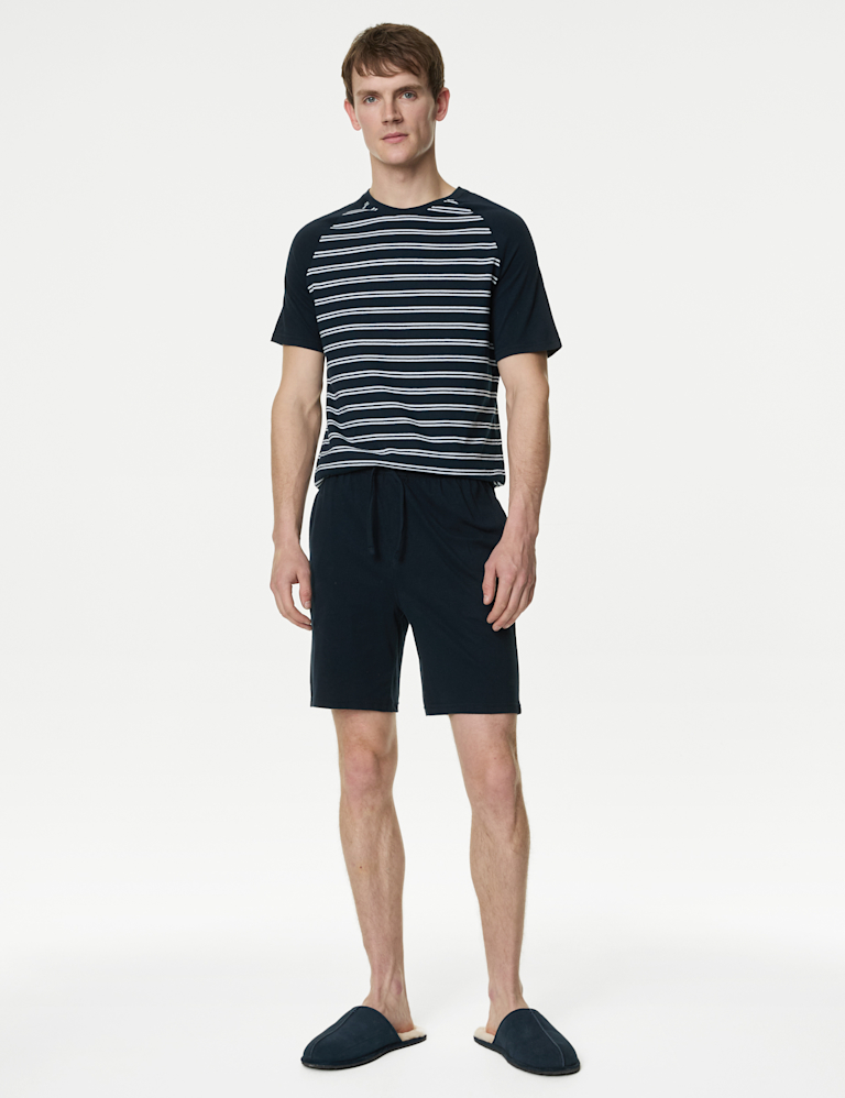 Pure Cotton Striped Pyjama Set