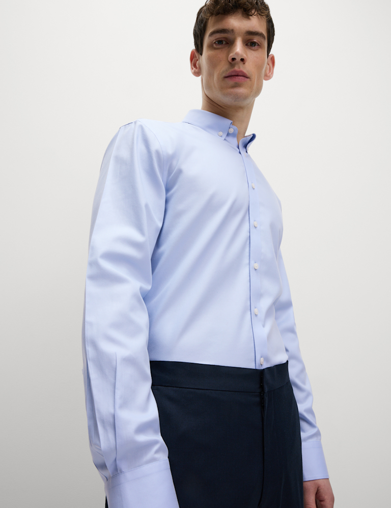 Slim Fit Ultimate Non Iron Pure Cotton Shirt