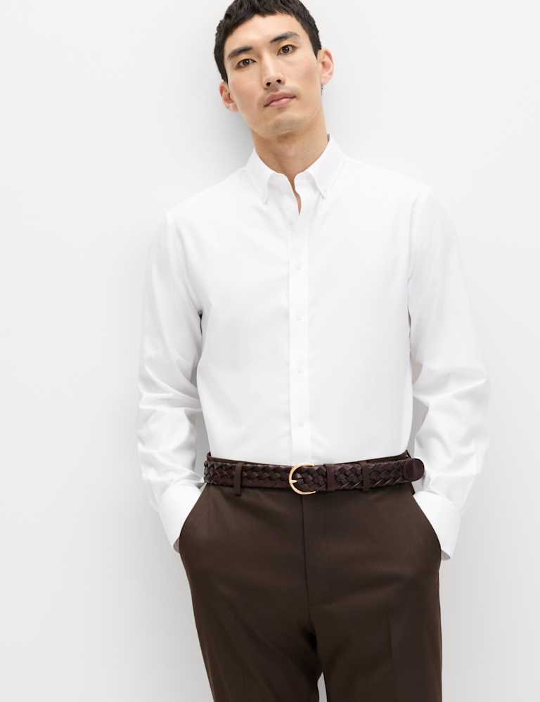 Slim Fit Ultimate Non Iron Pure Cotton Shirt