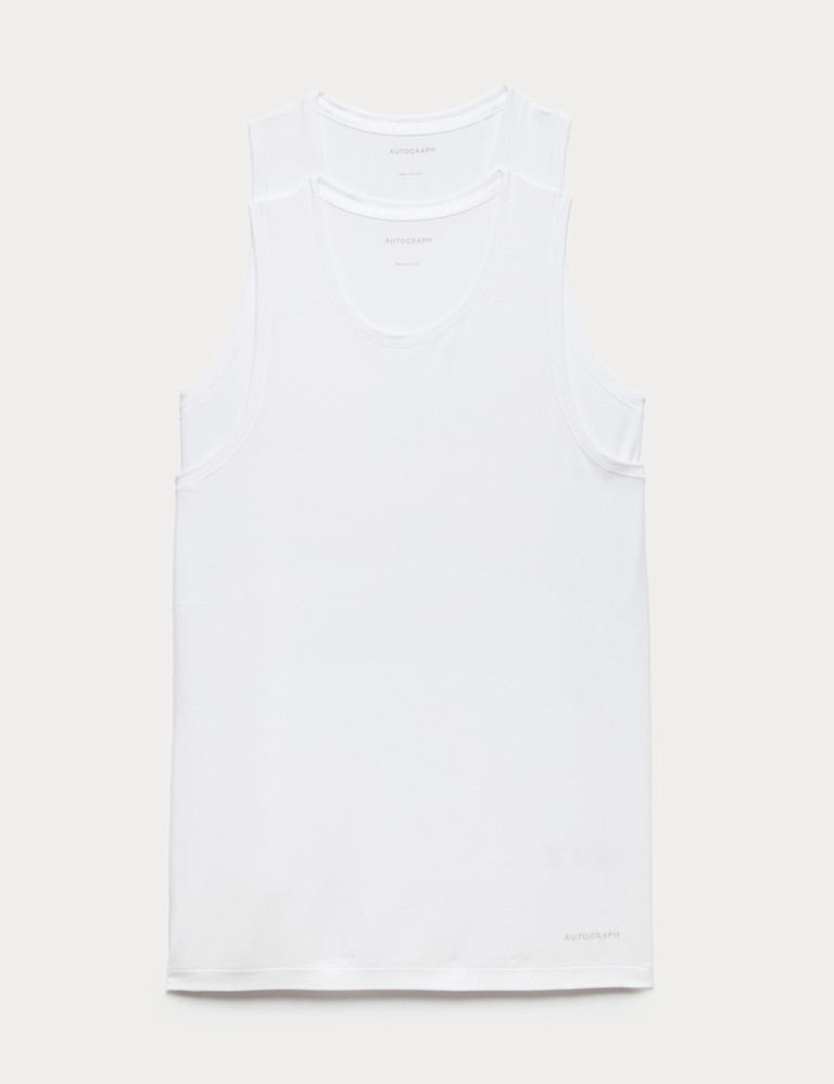 2 Pack Modal Rich 360 Flex Sleeveless Vest
