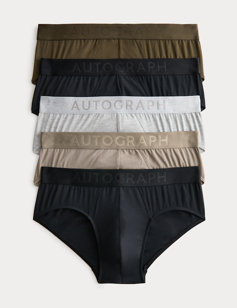 5 Pack Modal Stretch 360 Flex Briefs