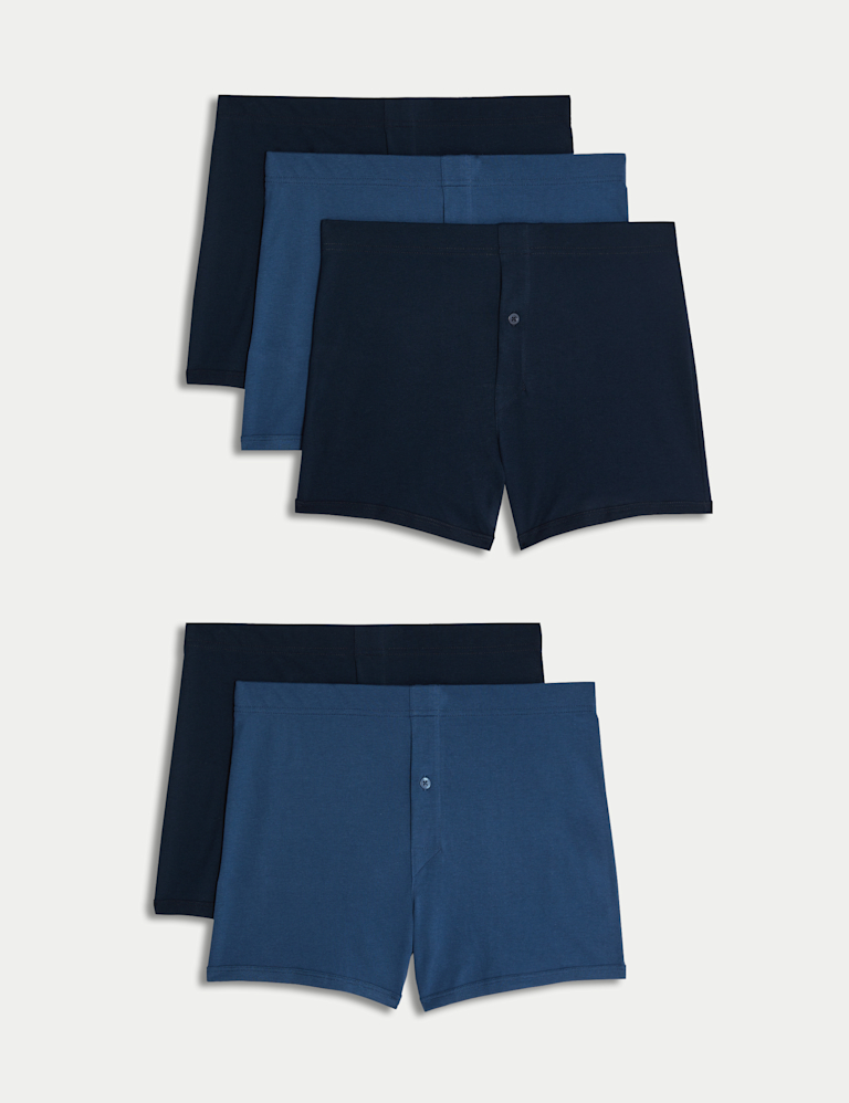 5 Pack Essential Cotton Trunks