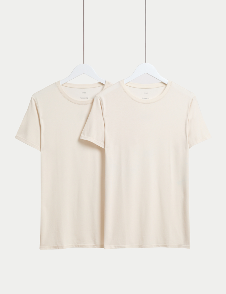 2 Pack Heatgen™ Light Thermal Short Sleeve Tops