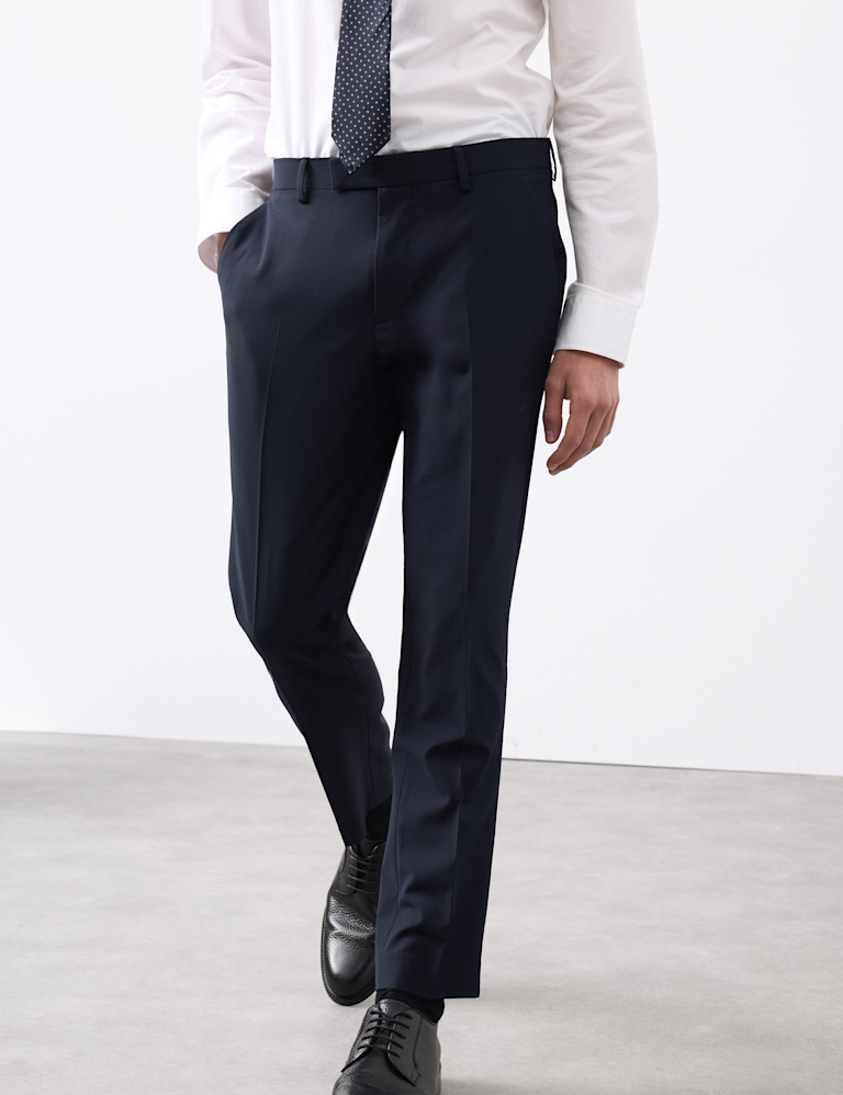 Slim Fit Performance Stretch Suit Trousers