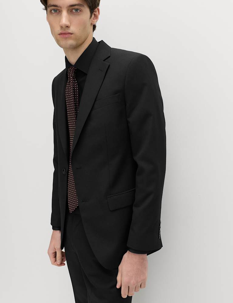 Regular Fit Machine Washable Suit Jacket