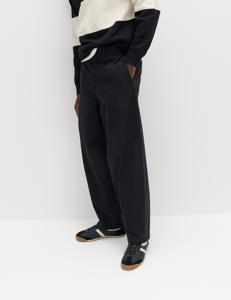 Barrel Fit Trousers