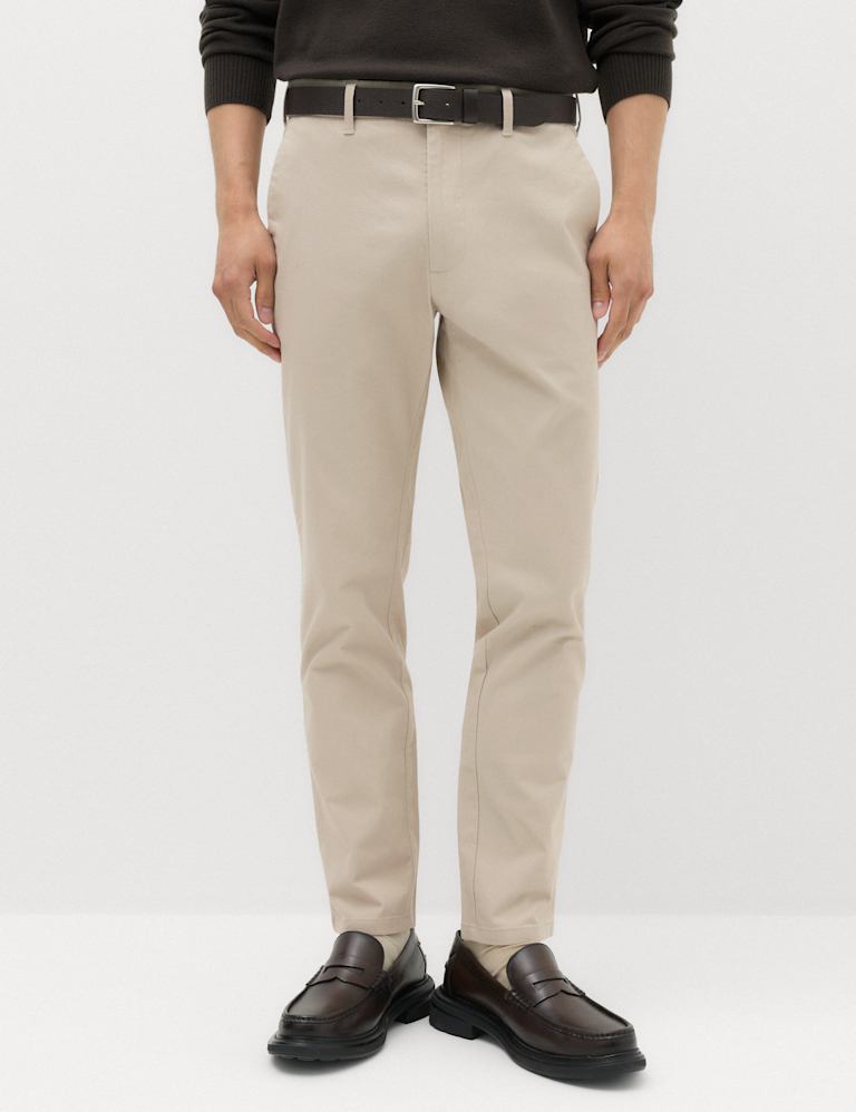 Slim Fit Cotton Rich Stretch Chinos