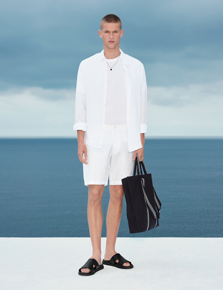 Regular Fit Pure Linen Shirt