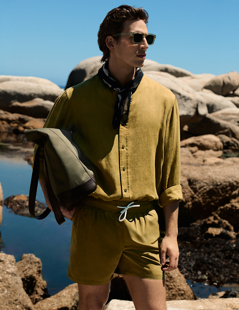 Pure Linen Garment Dye Shirt