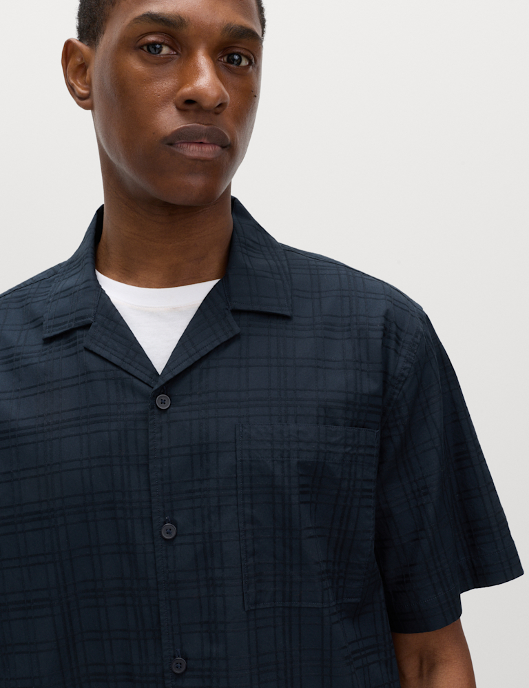 Regular Fit Pure Cotton Short Sleeve Shirt Regular Fit Pure Cotton Short Sleeve Shirt