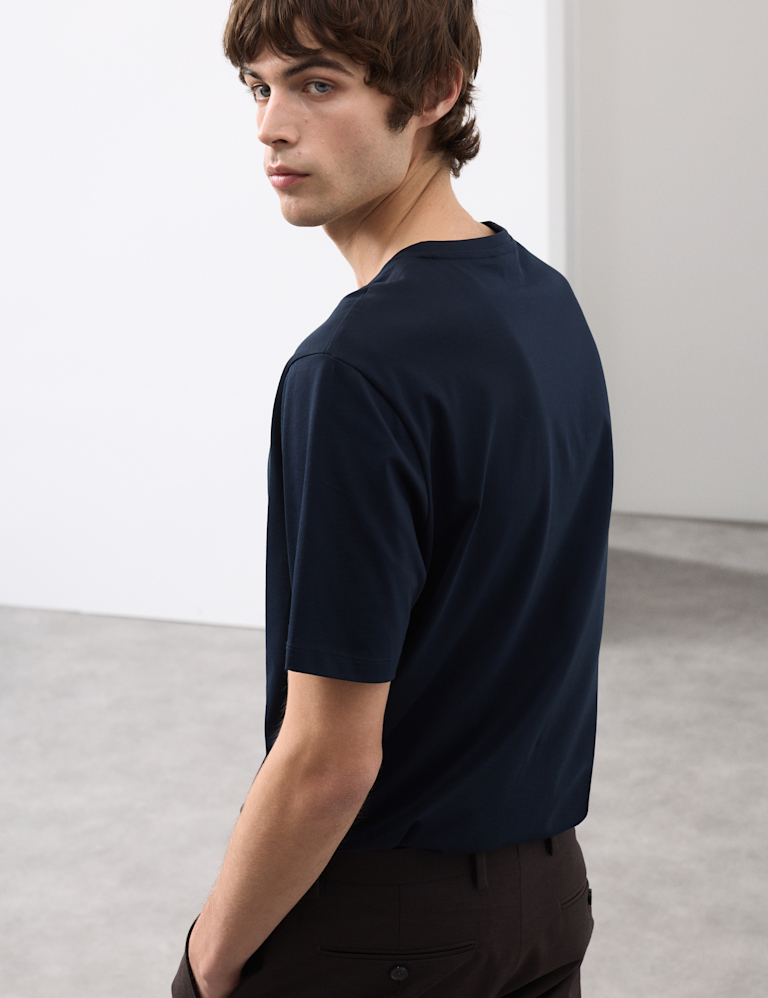 Pure Supima® Cotton V-Neck T-Shirt