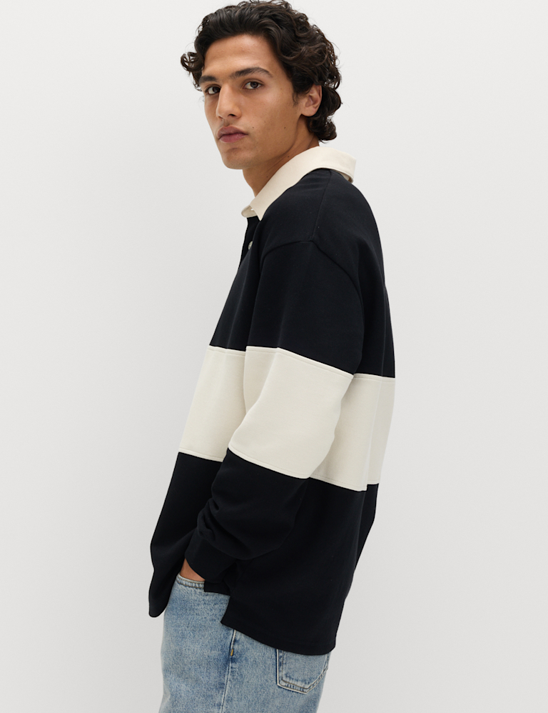 Cotton Rich Pique Rugby Shirt