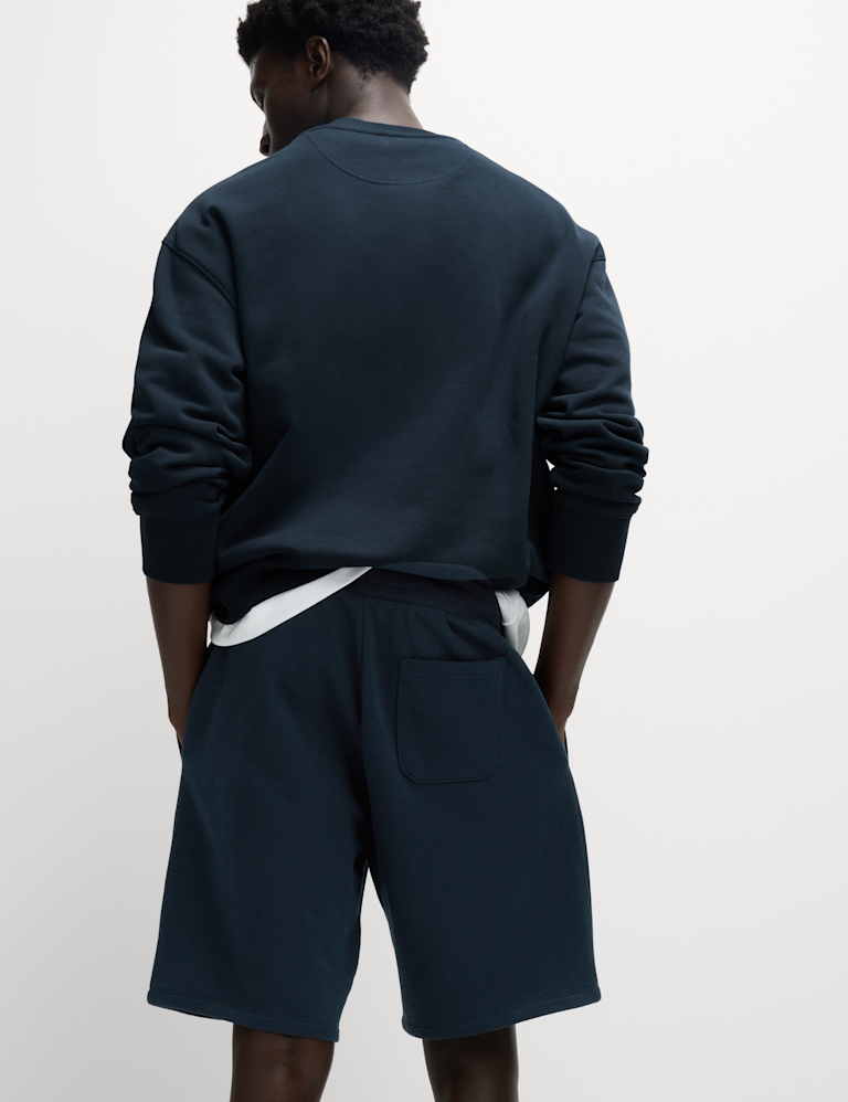 Elasticated Waist Cotton Rich Oversized Shorts