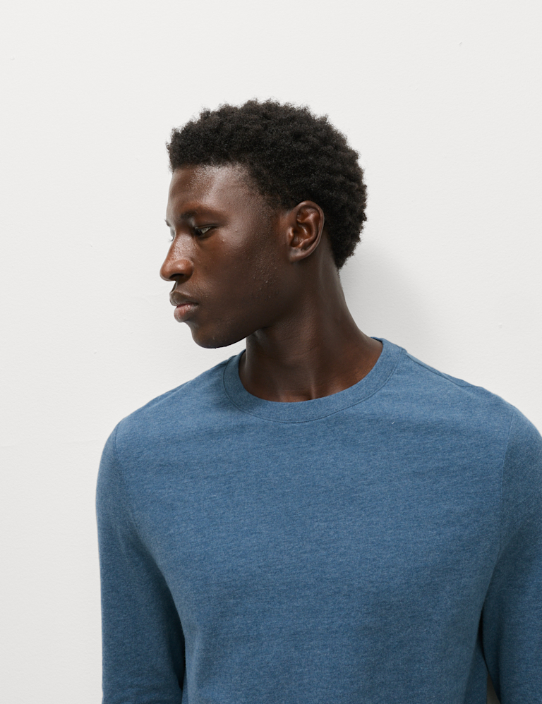 Pure Cotton Crew Neck T-Shirt