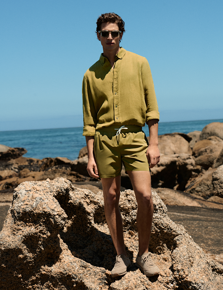 Quick Dry Plain Swim Shorts