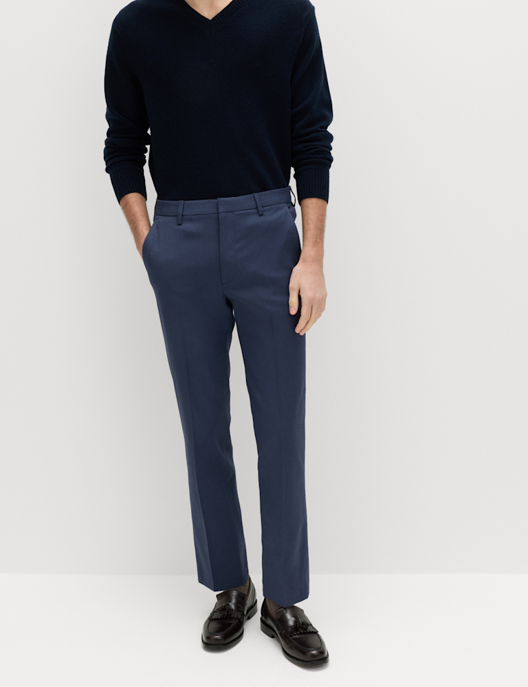 Regular Fit Smart Stretch Trousers