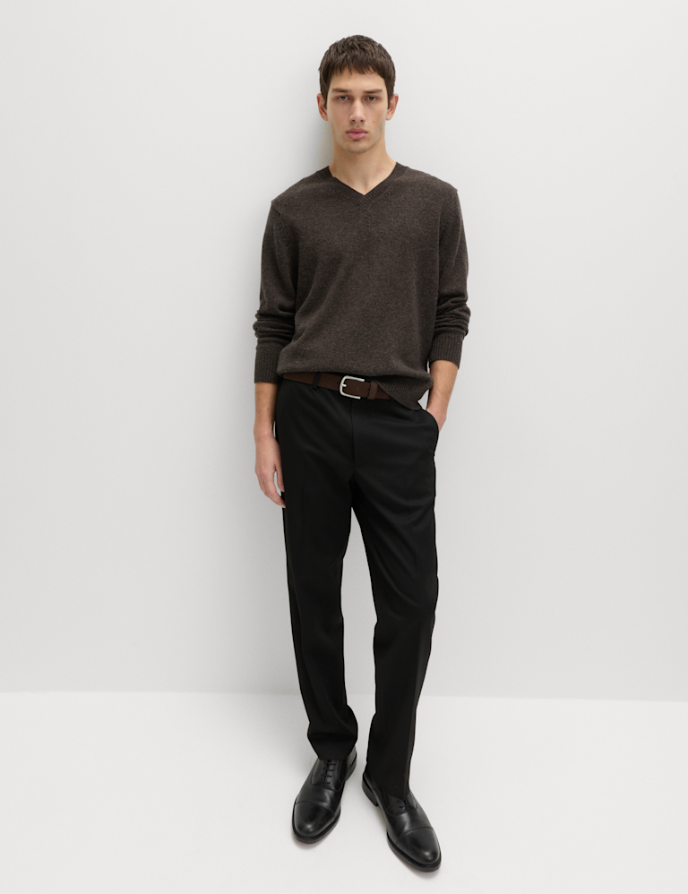 Regular Fit Smart Stretch Trousers