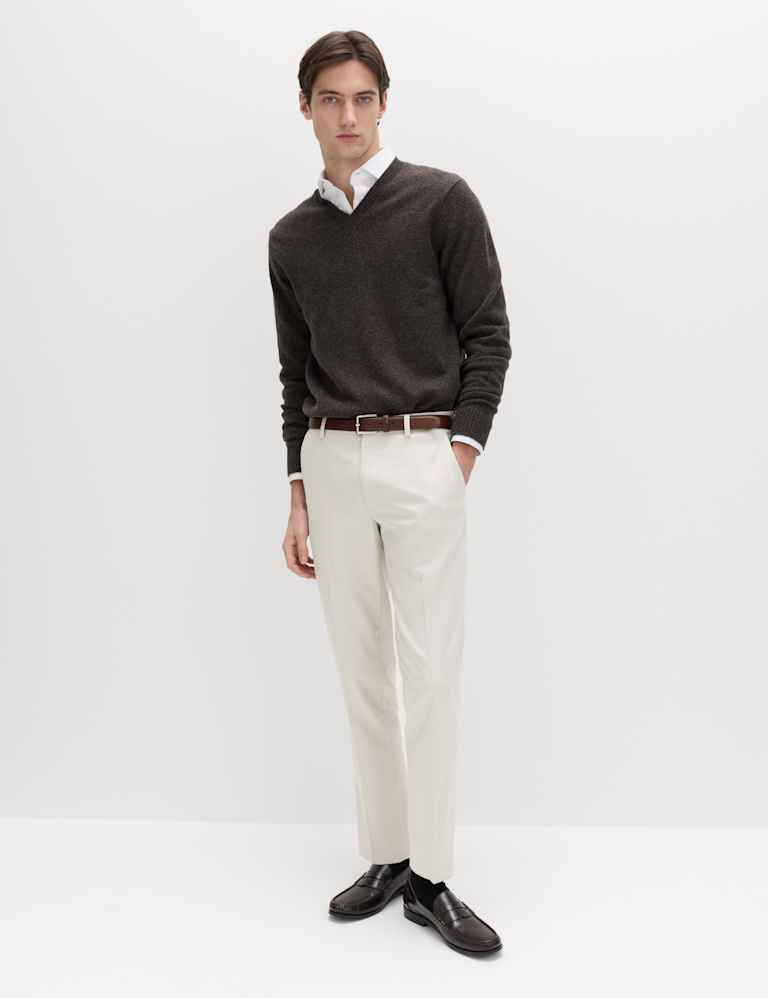 Slim Fit Smart Stretch Trousers