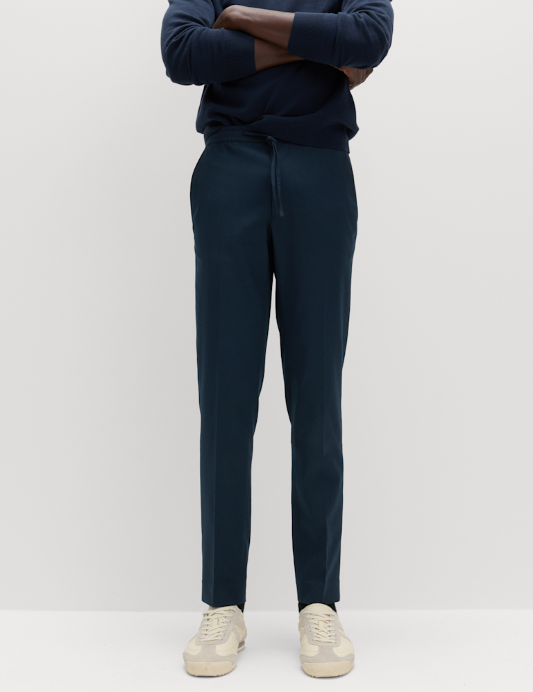 Tapered Fit Elasticated Trousers