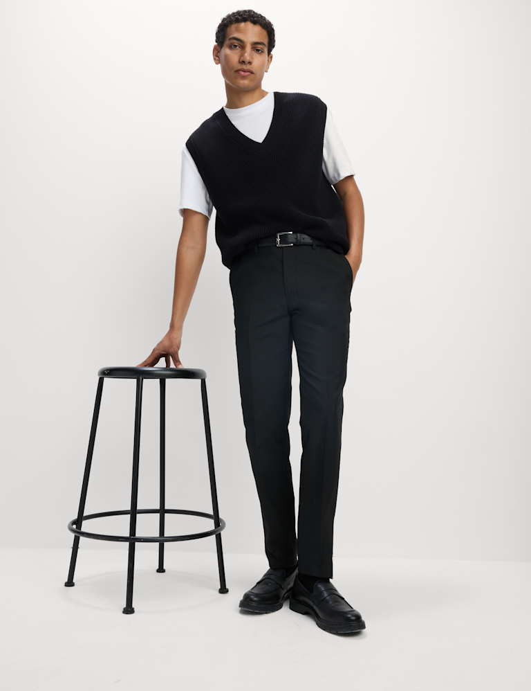 Slim Fit Smart Trousers