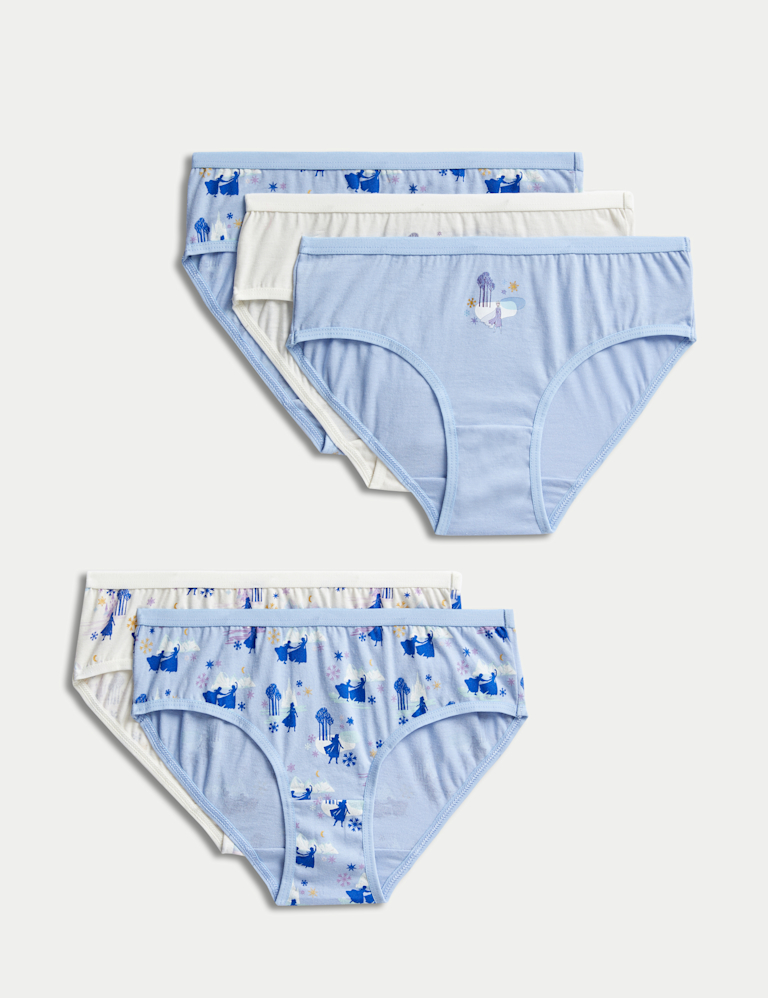 5pk Pure Cotton Frozen™ Knickers (2-10 Yrs) 5pk Pure Cotton Frozen™ Knickers (2-10 Yrs)