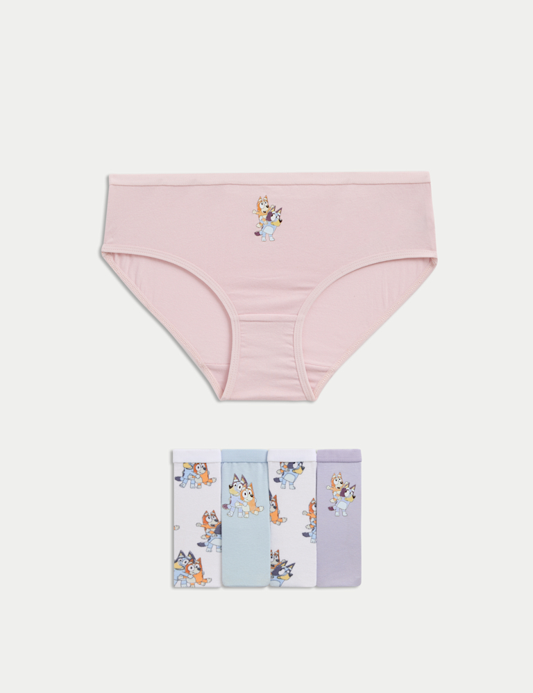 5pk Cotton with Stretch BlueyËäó Knickers (2-8 Yrs) 5pk Cotton with Stretch BlueyËäó Knickers (2-8 Yrs)
