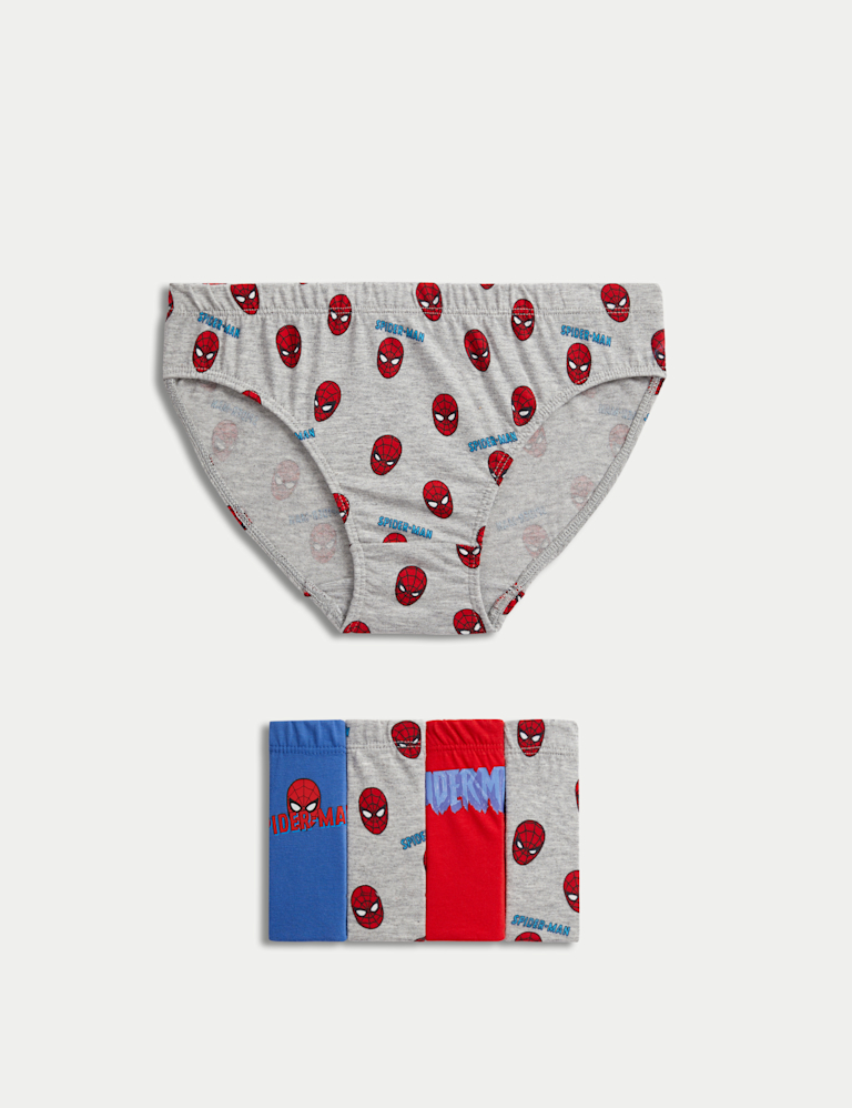 5pk Pure Cotton Spider-Man™ Briefs (2-8 Yrs) 5pk Pure Cotton Spider-Man™ Briefs (2-8 Yrs)
