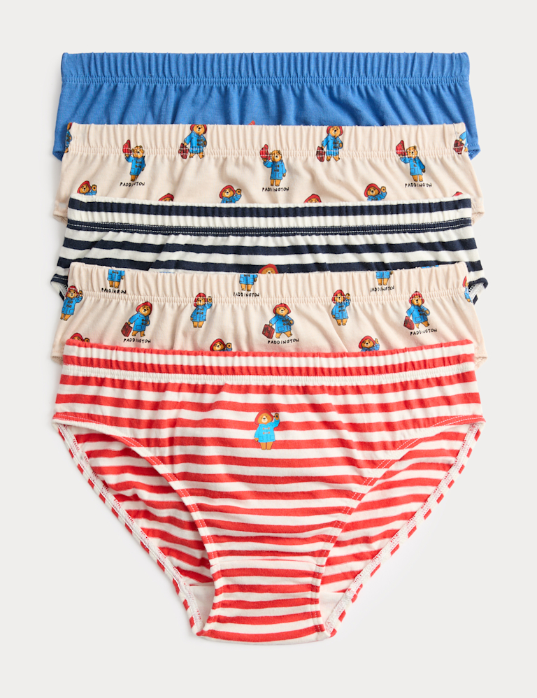 5 Pack Pure Cotton Paddington™ Briefs (2-8 Yrs) 5 Pack Pure Cotton Paddington™ Briefs (2-8 Yrs)