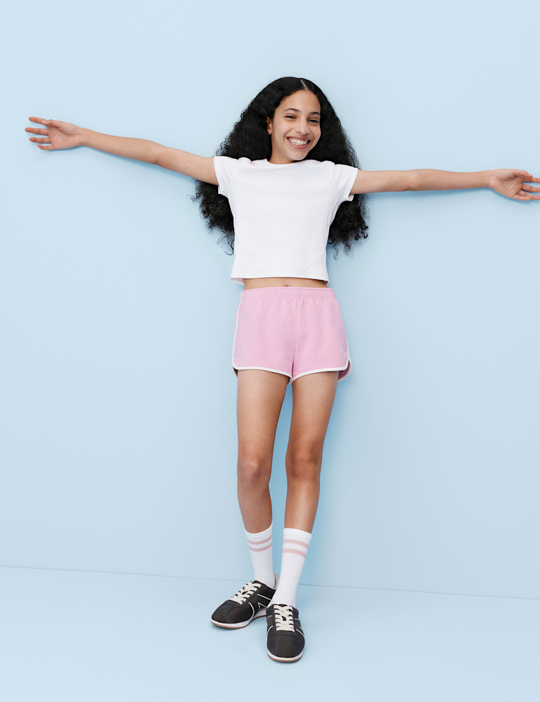 Cotton Rich Ribbed T-Shirt (2-16 Yrs)