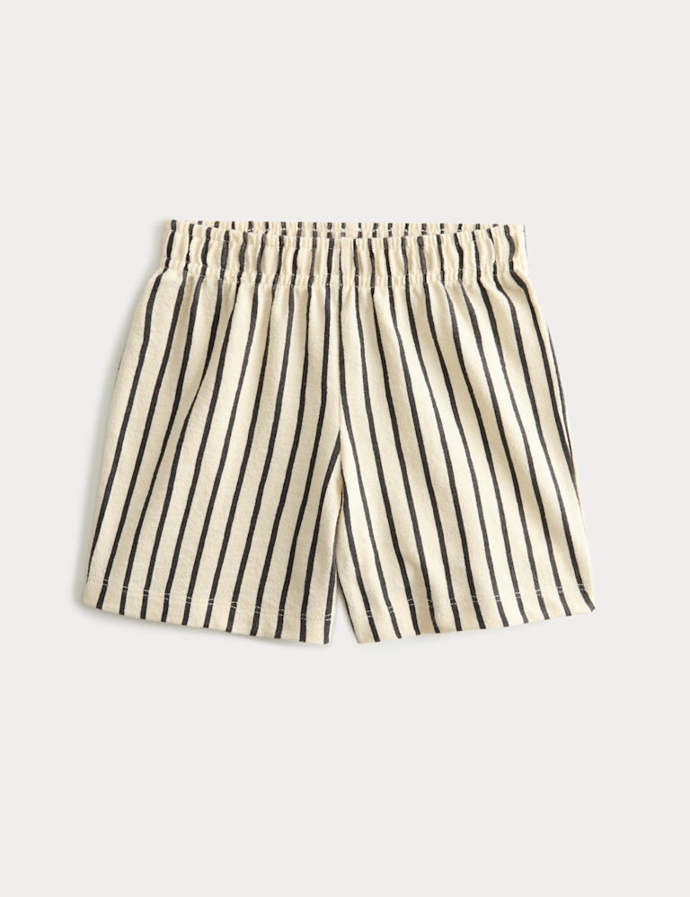 Pure Cotton Striped Runner Shorts (2-8 Yrs) Pure Cotton Striped Runner Shorts (2-8 Yrs)