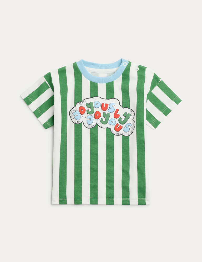 Pure Cotton Joyous Graphic T-Shirt (0-3 Yrs)