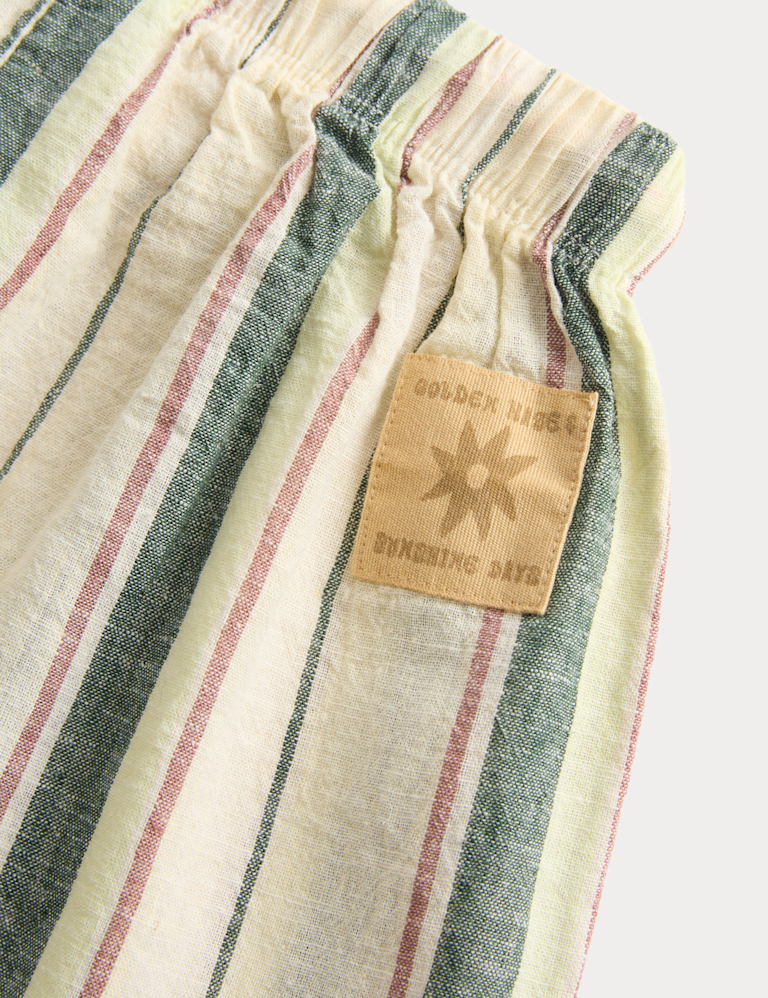 Cotton Rich Striped Trousers (0-5 Yrs)