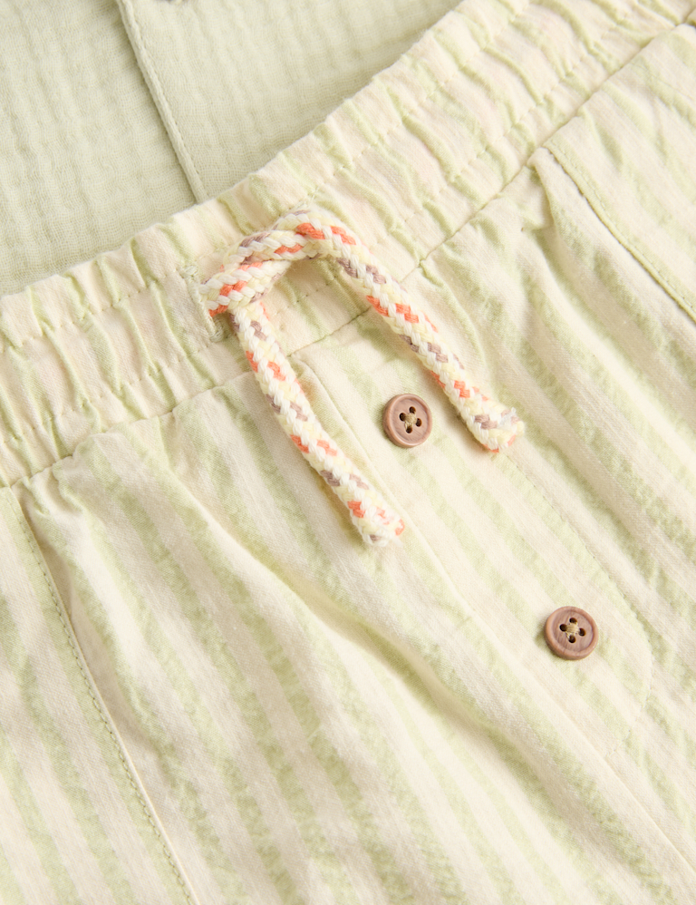 Pure Cotton Triple Cloth Top & Shorts (0-5 Yrs)