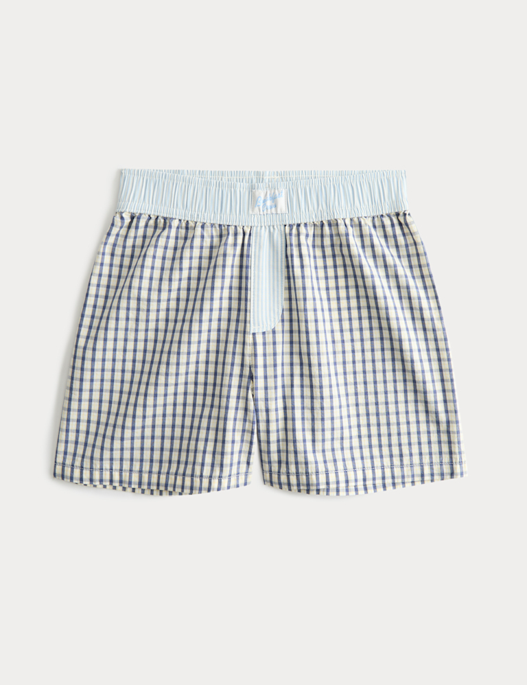 Woven Gingham Pyjama Shorts (6-16 Yrs)
