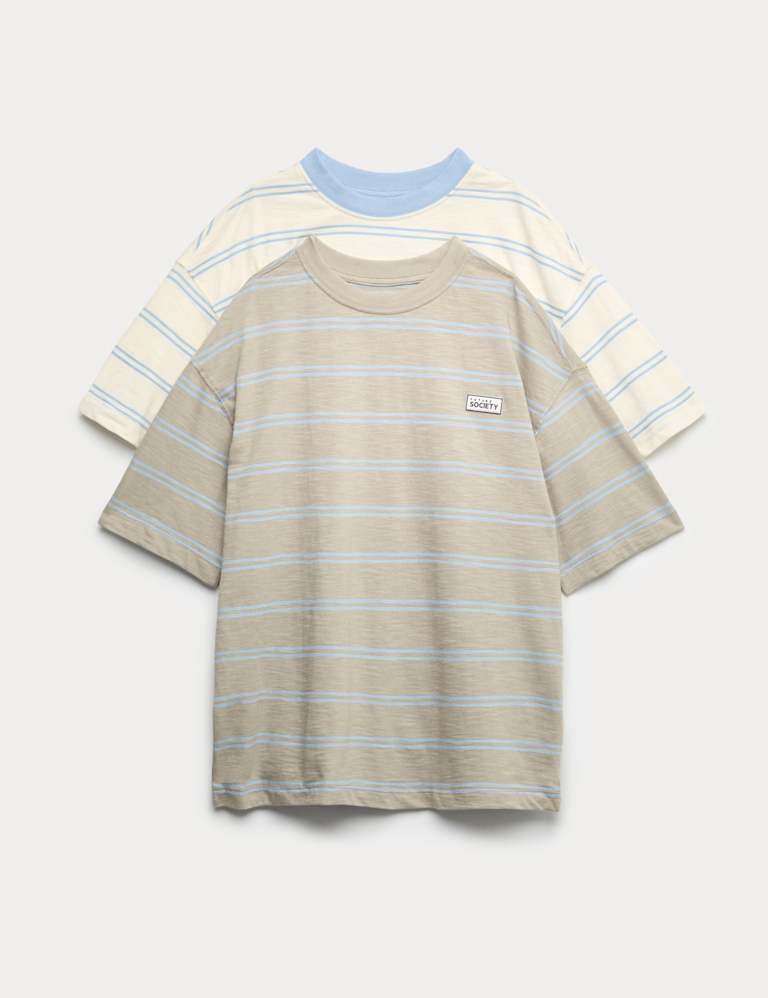 2 Pack Pure Cotton Tops (6-16 Yrs)