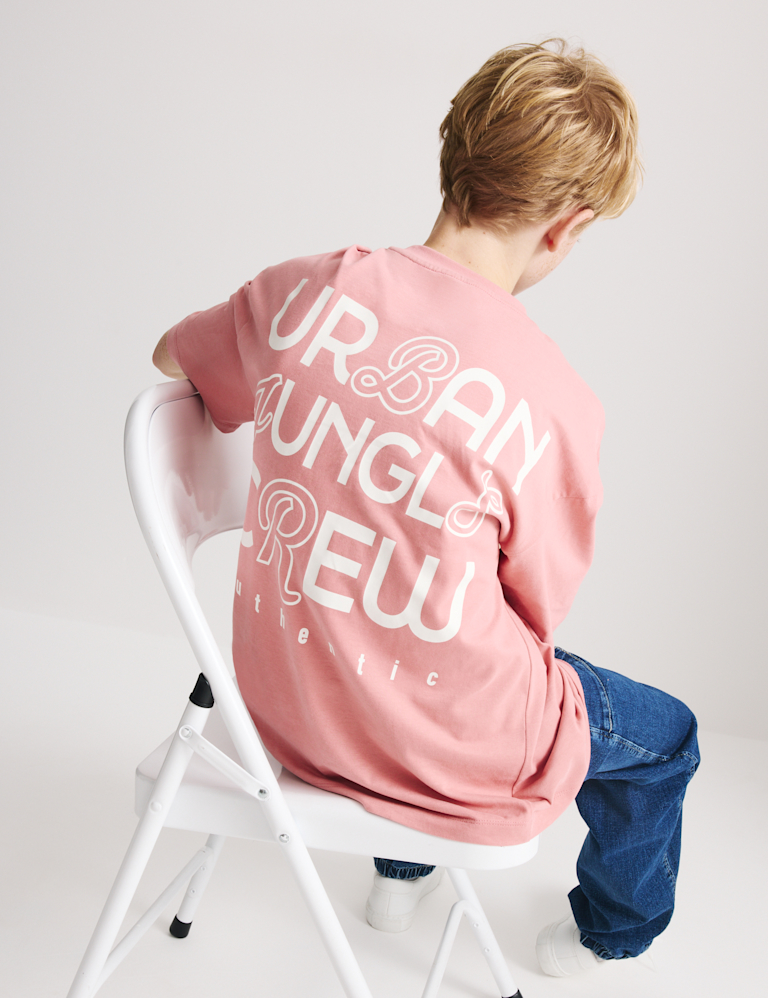 Pure Cotton Back Logo T-Shirt (6-16 Yrs)