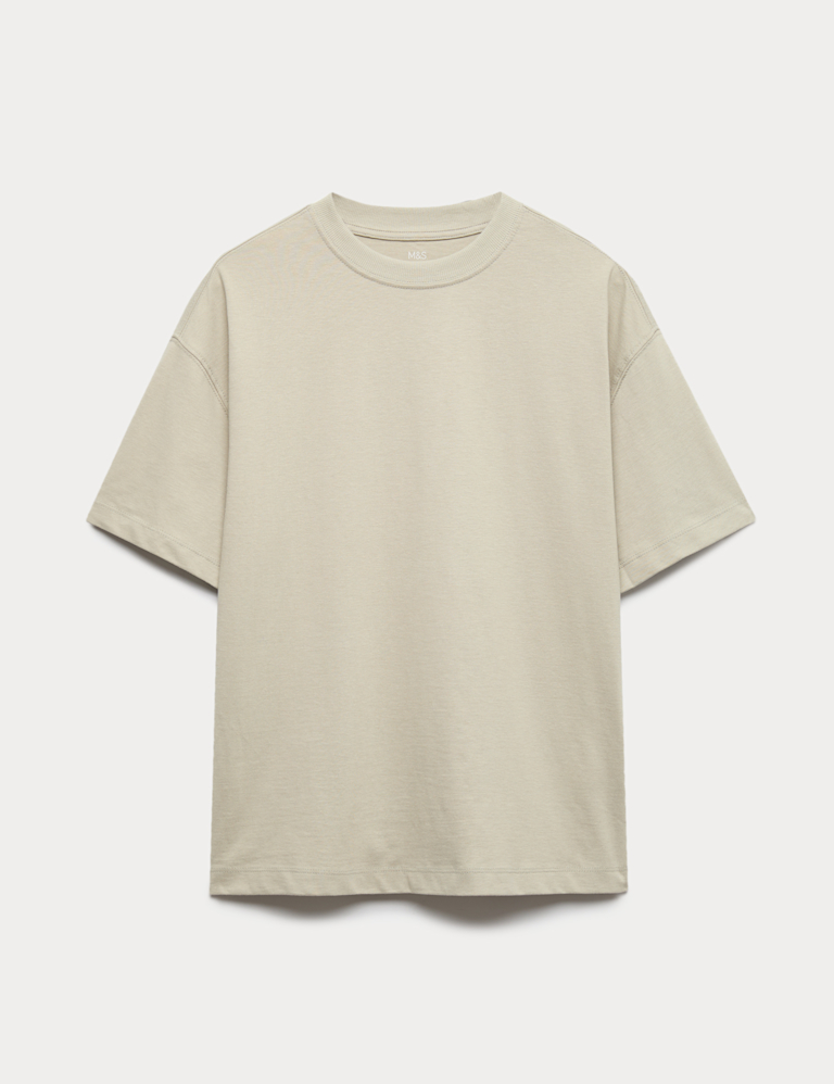 Pure Cotton Plain T-Shirt (6-16 Yrs)